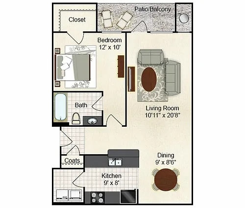 Floor plan Maple-Platinum