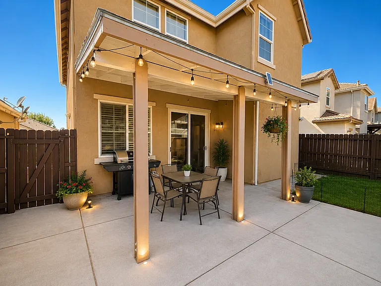 Covered Backyard Patio _ Perfect for Entertaining