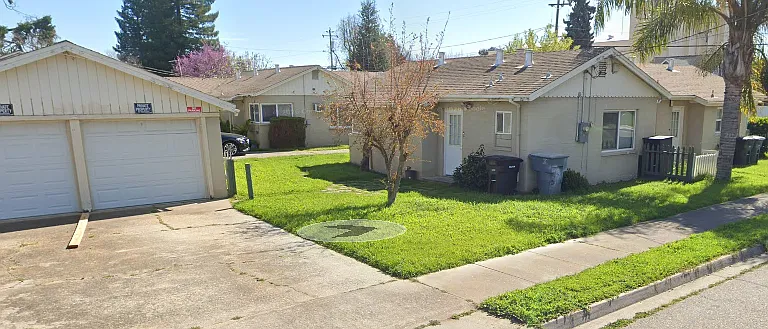 Garage for unit is left one