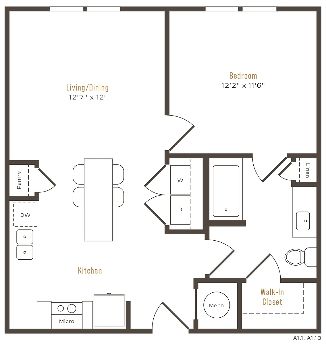 Floor plan A1