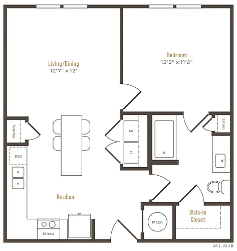 Floor plan A1