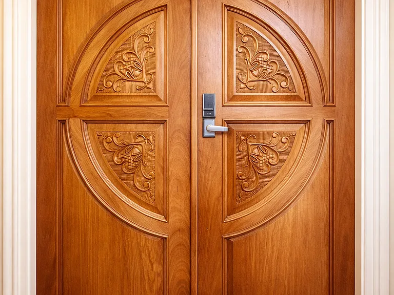 Gorgeous custom doors on Penthouse Level