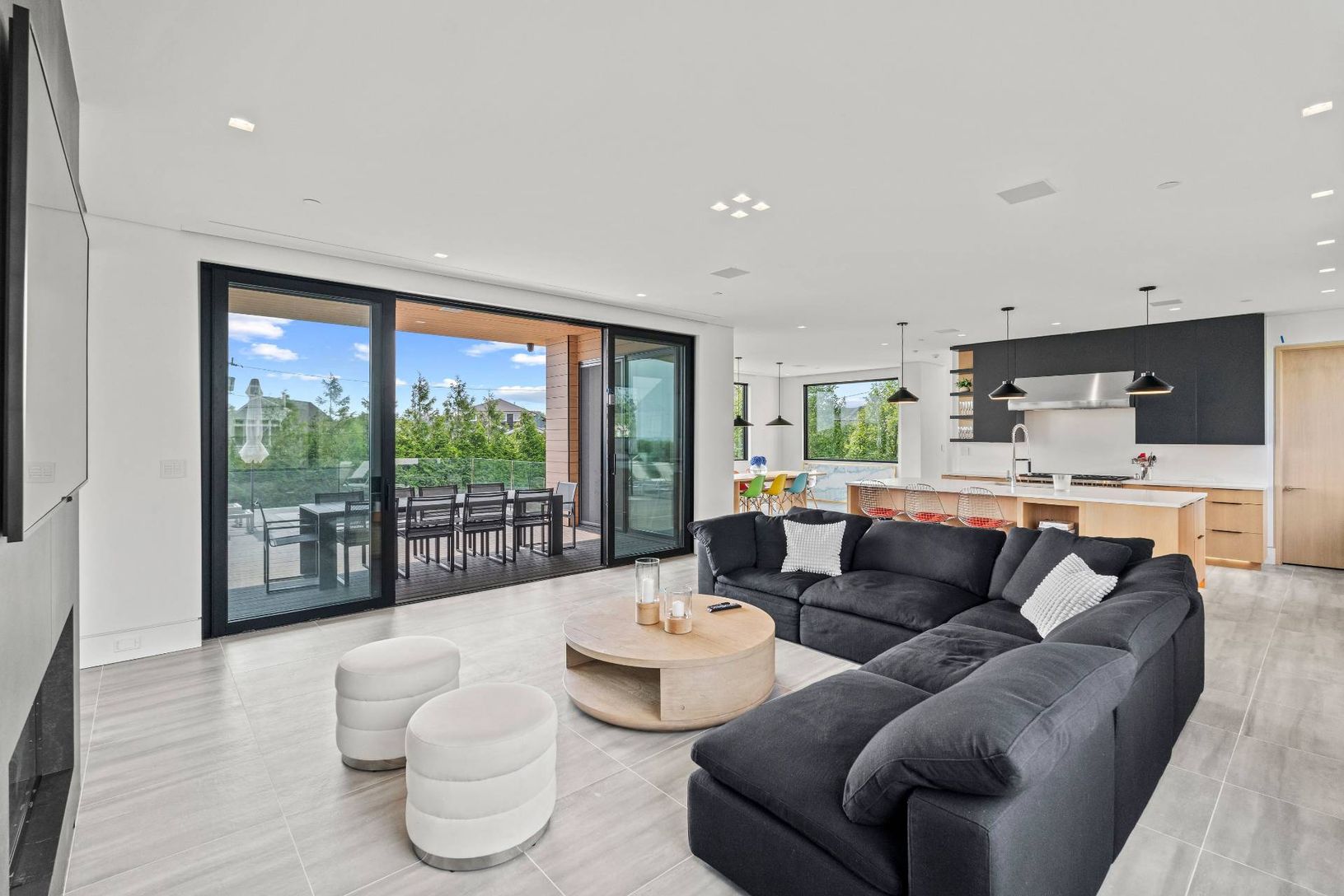 Enjoy wide open living spaces