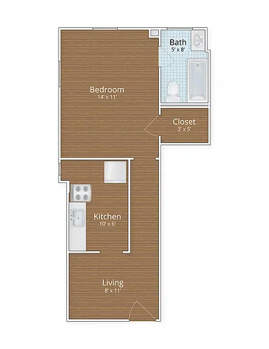 Floor plan Medium Studio