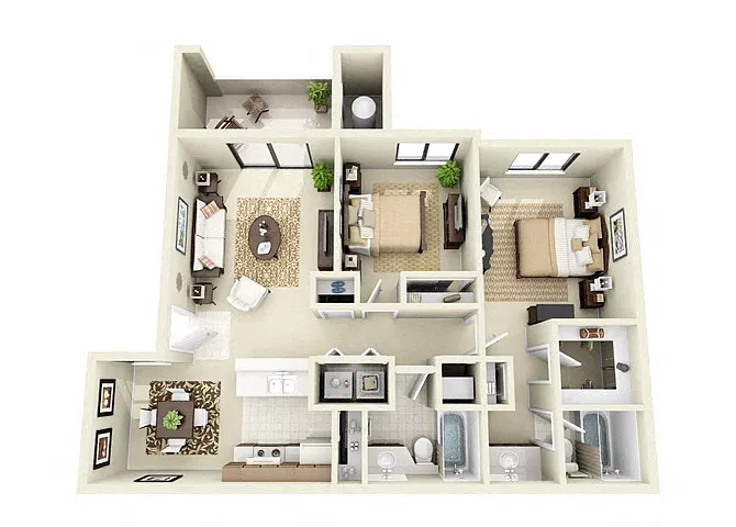 Floor plan Tijeras