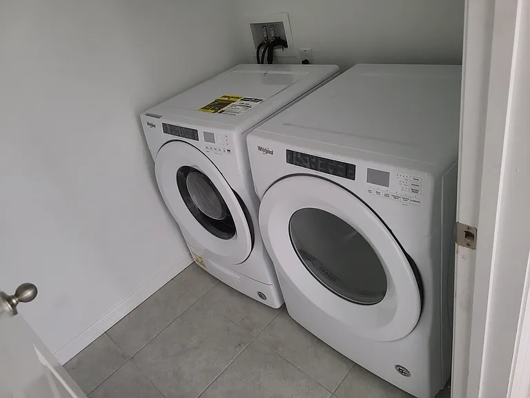 Washer and dryer