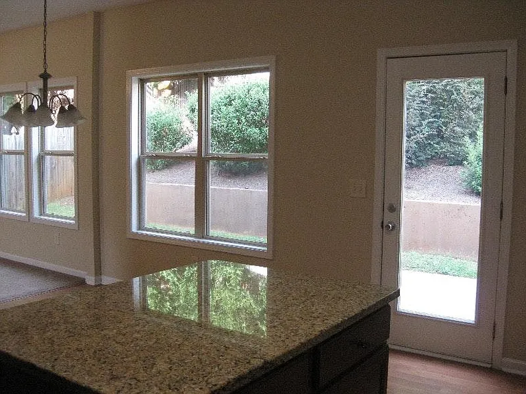 Patio off kitchen