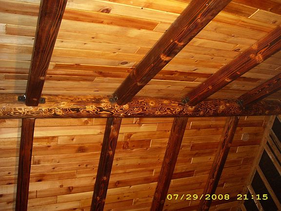 Master Bed Open Beam