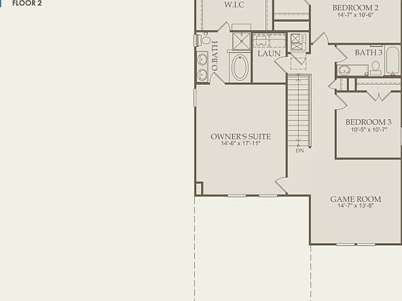Mesilla Floor Plan, Quick Move-in Home, Floor 2