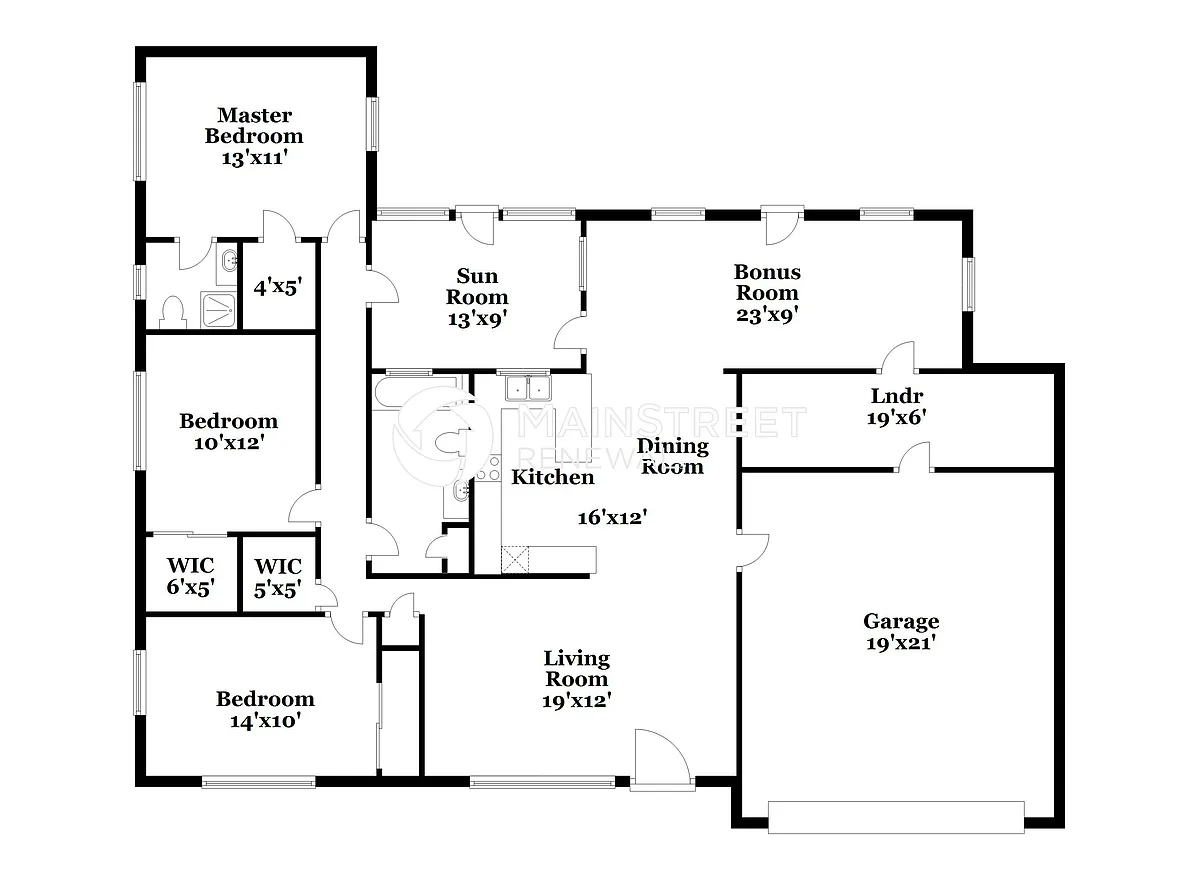 Floor Plan - 2414 Foster Ln