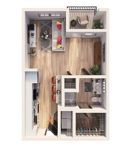 Floor plan E1