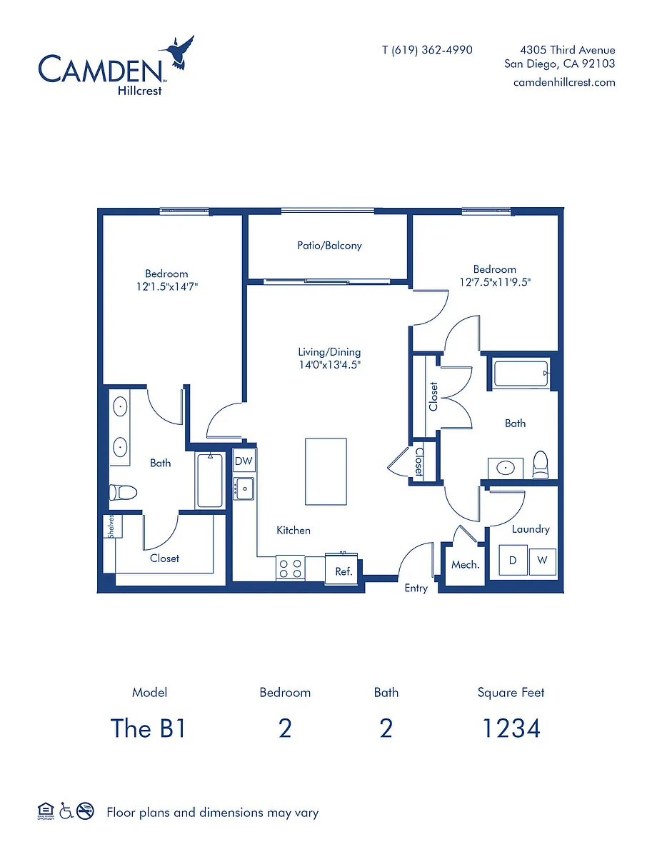 Floor plan The B1