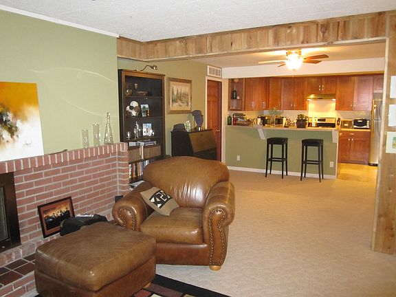 Living room to kitchen view