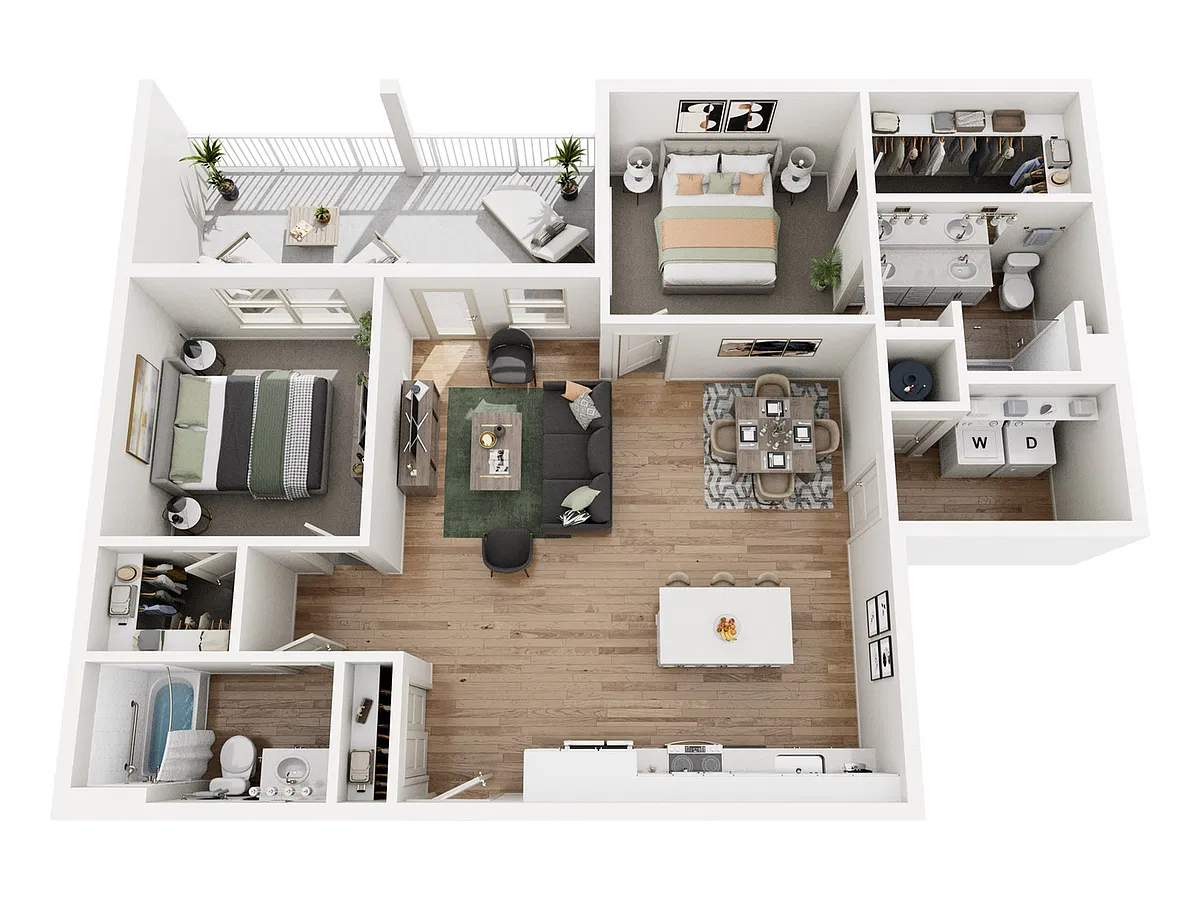Floor plan Platte
