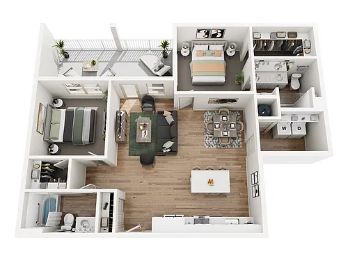 Floor plan Platte