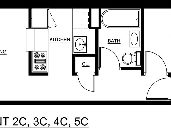 2nd image of 426 W 49th St APT 4C