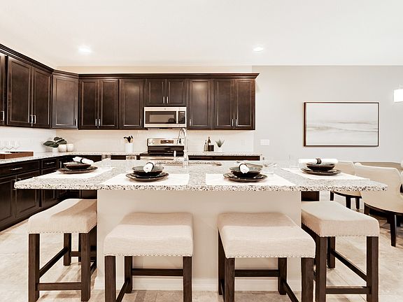 Ample cabinet space in kitchen