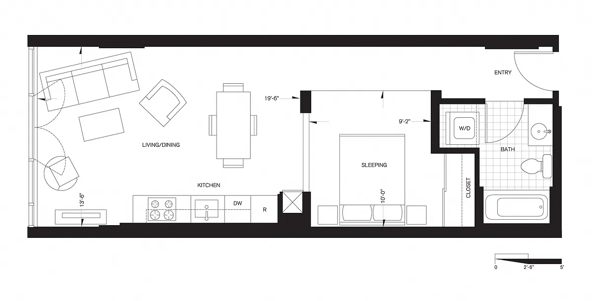 Floor plan Studio (AS8)