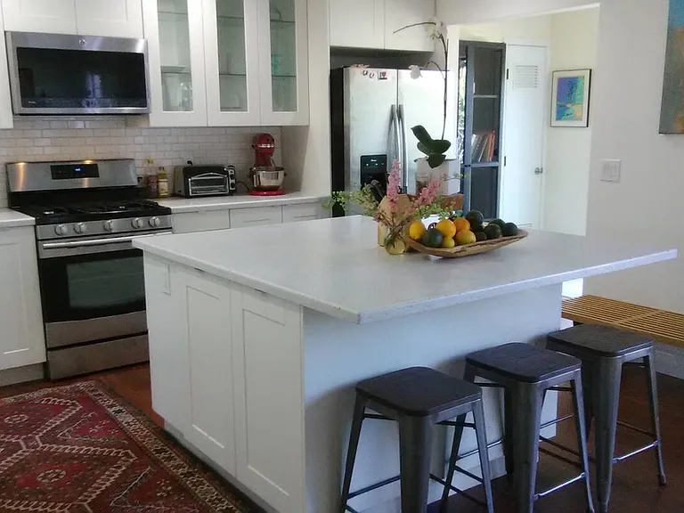 Open kitchen to great room with living/dining