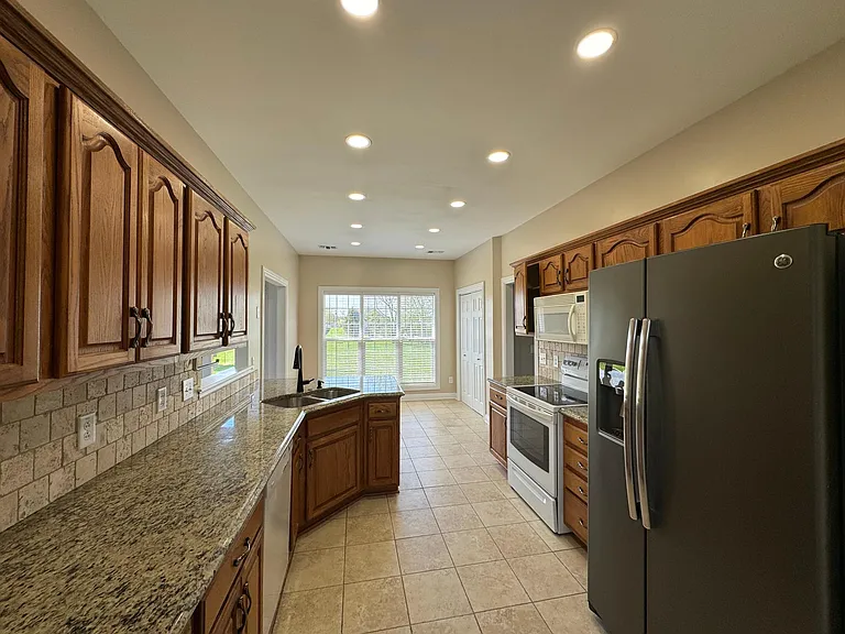 Kitchen with updated modern recessed lights