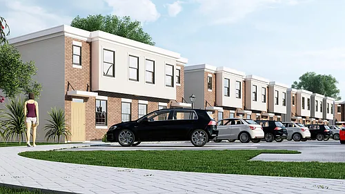 Floor plan Fairlane Town Homes - 111 Fairlane Street