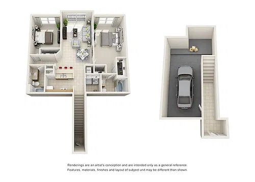 Floor plan B6 Garage- Upper