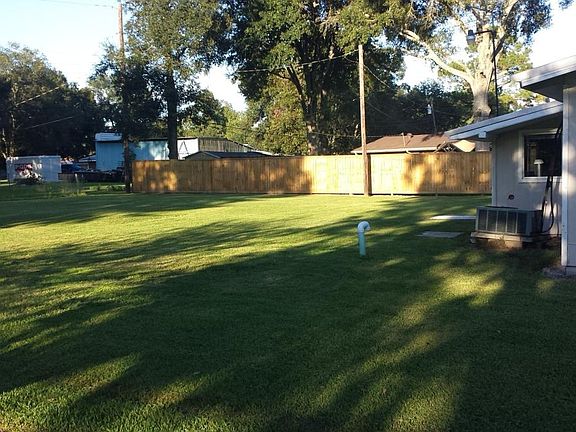 Back yard. 1/2 acre lot