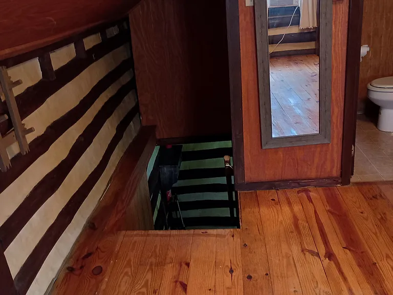 Stair from bedroom, looking down.