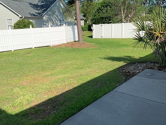 View of back yard