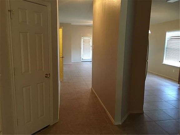 entrance way to kitchen and living room