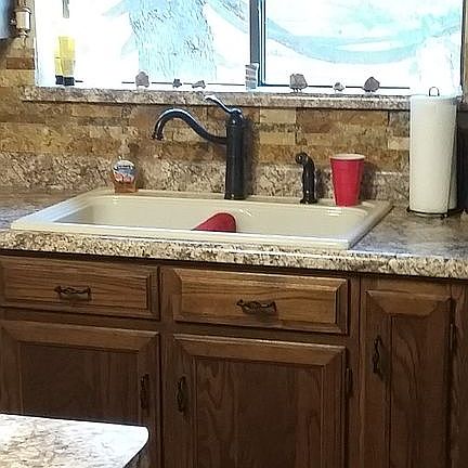 updated kitchen counters 