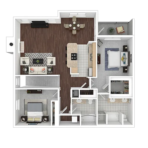 Floor plan B7