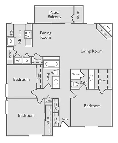 Floor plan Caroline