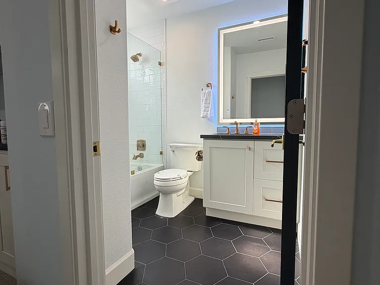Secondary bathroom