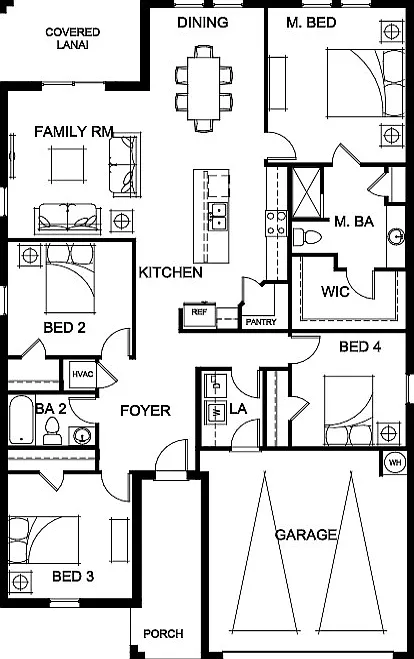 4 bed, 2.0 bath, 1802 sqft, $2,310 — Photo 2