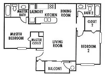 Floor plan 2 bedroom