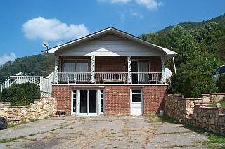 There is lots of space in this split level home.