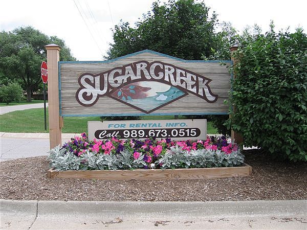 Our welcoming sign
