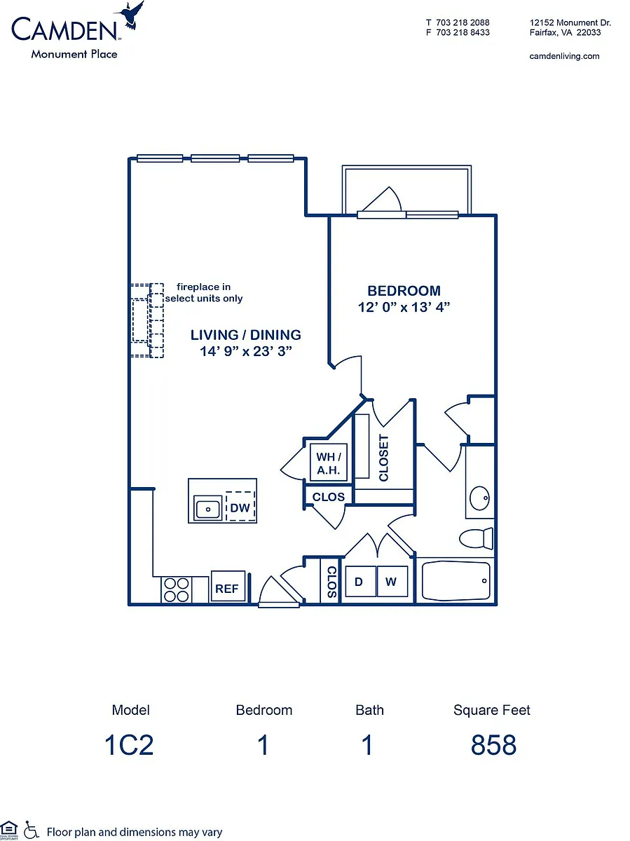 Floor plan 1C2