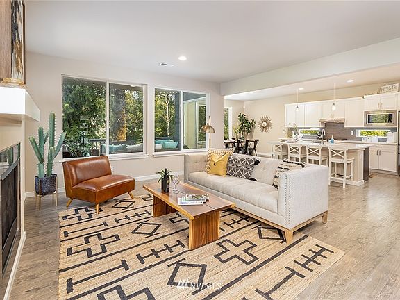 Main living space has an open concept living area