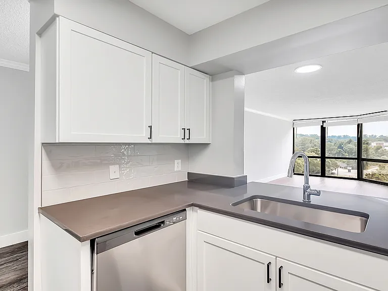Open floorplans with upgraded kitchens with quartz countertops and wood flooring