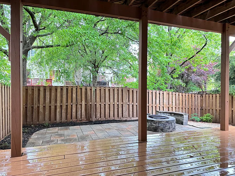 FENCES IN YARD AND PATIO