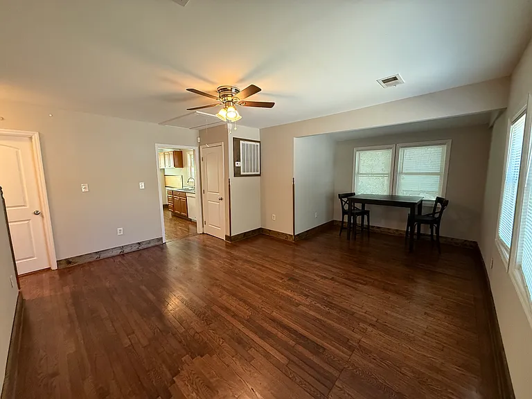 LIVING ROOM AND DINING AREA
