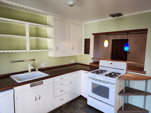 Kitchen leading to front door
