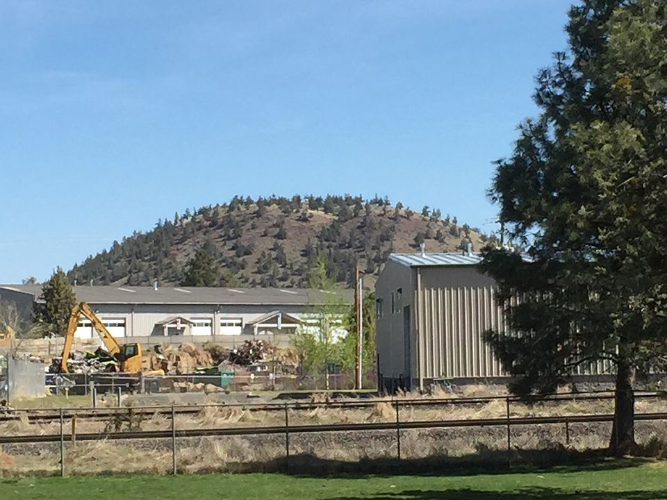 Powell Butte to the east