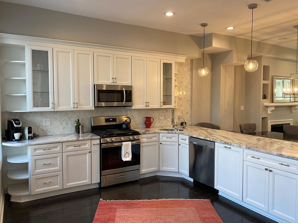 Very large open fully equipped kitchen.