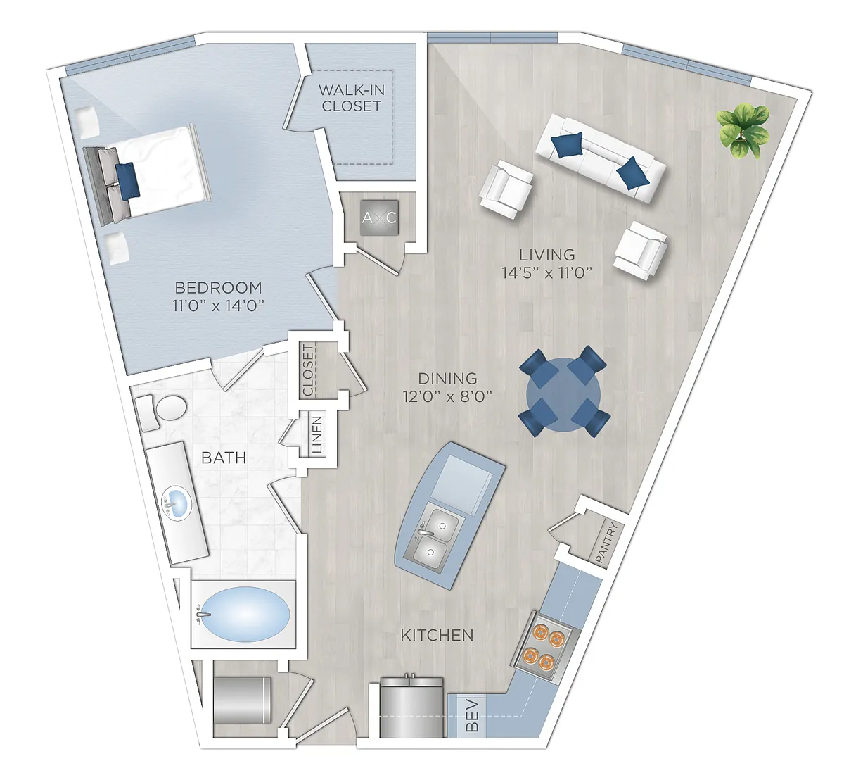 Floor plan Overbrook (A7)