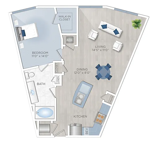 Floor plan Overbrook (A7)