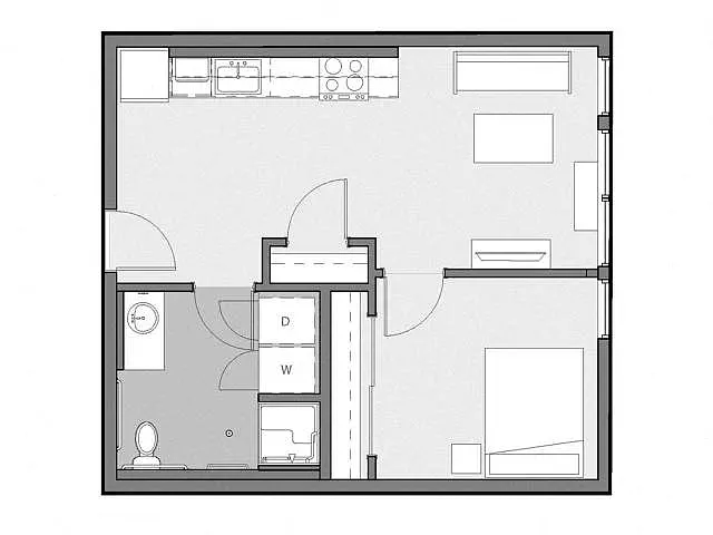 Floor plan Juniper (ADA)