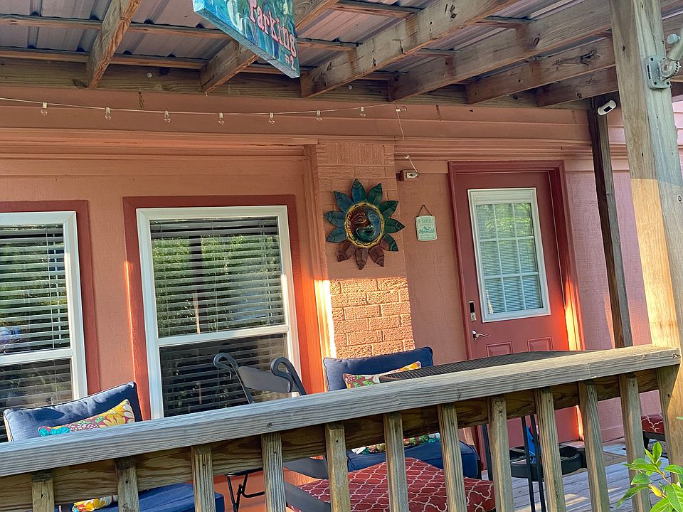 Your own private front porch & front door. Keyless entry provided